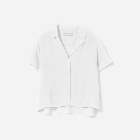 Women’s Clean Silk Short-Sleeve Notch Shirt | Everlane