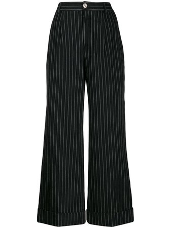 Chanel Pre-Owned 2010 Pinstriped Trousers - Farfetch