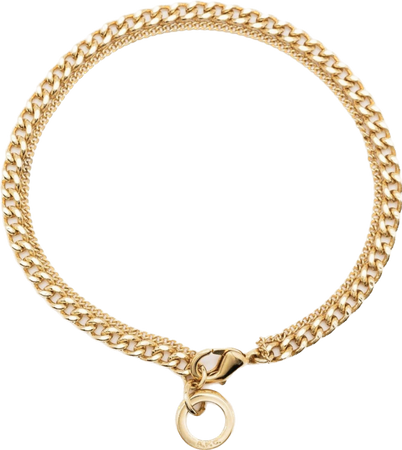 A.P.C. double-chain bracelet