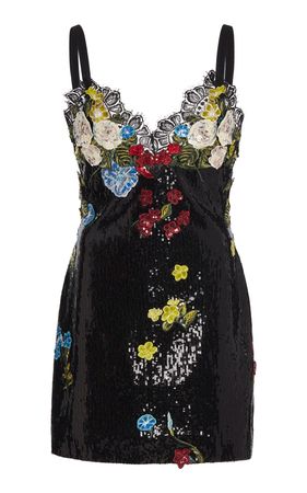Embroidered Tulle Mini Dress By Elie Saab | Moda Operandi