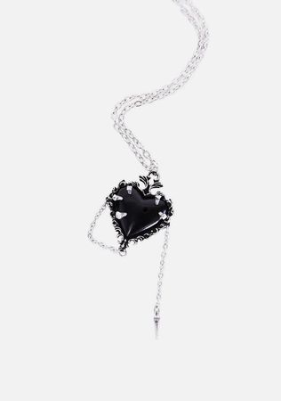 Witches Heart Chain Necklace – Dolls Kill