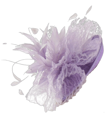 Lilac Kuribi Fascinator Hat for Kentucky Derby,Melbourne Cup, Ascot (other colors)