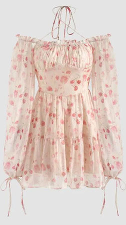 Floral Dress | Flower skirt pink soft pastel