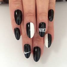 black and white nike nails - Google Search