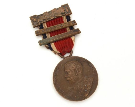 Antique Bronze King's Medal 1915 King George V Medal | Etsy