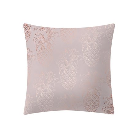 NAI YUE Square Polyester Fashion Pillowcase Rose Gold Pink Purple Leaves Cushion Cover Pillow Covers Waist Throw Cover Decor-in Cushion Cover from Home & Garden on Aliexpress.com | Alibaba Group
