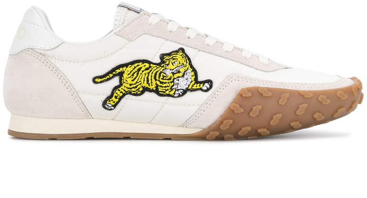 embroidered tiger sneakers