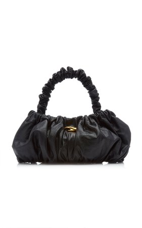 Pierre Ruched Leather Top Handle Bag By Marargent | Moda Operandi