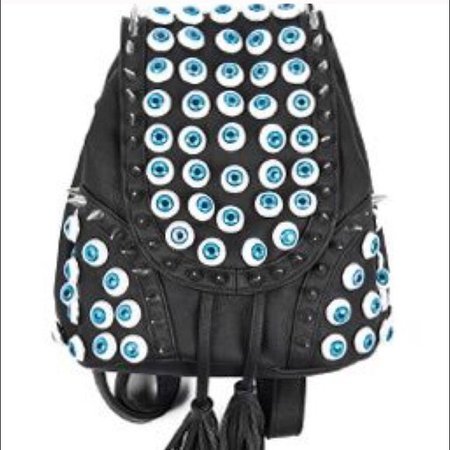 Eyeball backpack purse