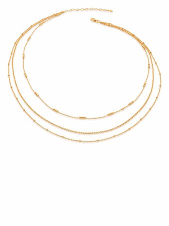 Shop Monica Vinader layered chain necklace with Express Delivery - FARFETCH