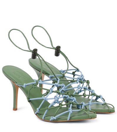 Gia Borghini - Gia 11 caged sandals | Mytheresa