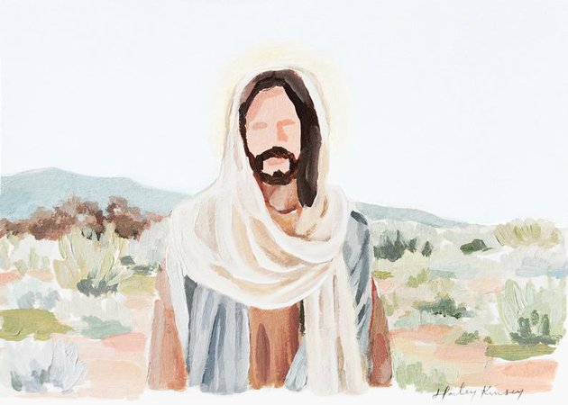 Savior Fine Art Print He is Light Jesus Christ | Etsy