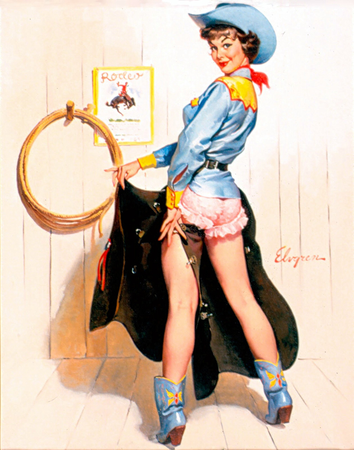 pin up cowgirl