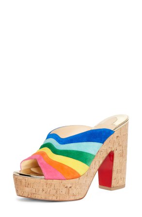 O Sister Rainbow Platform Slip-On Sandal - Google Search
