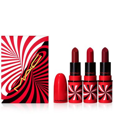 MAC 3-Pc. Hypnotizing Holiday Tiny Tricks Mini Lipstick Set & Reviews - Makeup - Beauty - Macy's