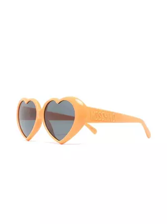 Moschino Eyewear heart-shaped Frame Sunglasses - Farfetch