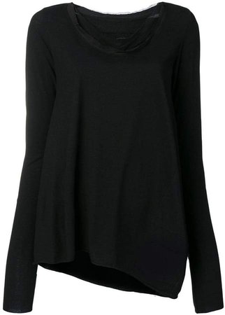 Rundholz Black Label asymmetric sweatshirt