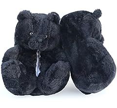 Amazon.com | Teddy Bears Slippers for Women, Cute Animal Slippers, Fuzzy All Inclusive House Slippers, Plush Home Indoor Winter Warm Shoes, Big Cartoon Bear Slides Bedroom Shoes for Women Men Holiday Birthday Gifts | Slippers