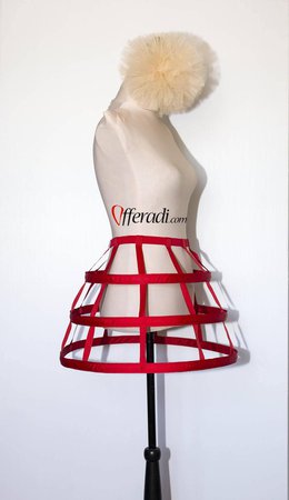 Red Skirt Cage 1