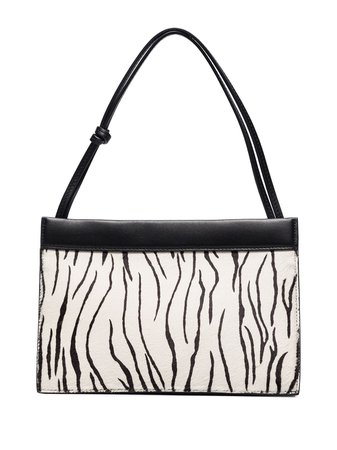 Shop Wandler Hannah zebra-print shoulder bag with Express Delivery - FARFETCH