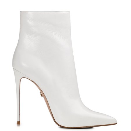 EVA ANKLE BOOT 120 mm | White leather ankle boot | Le Silla