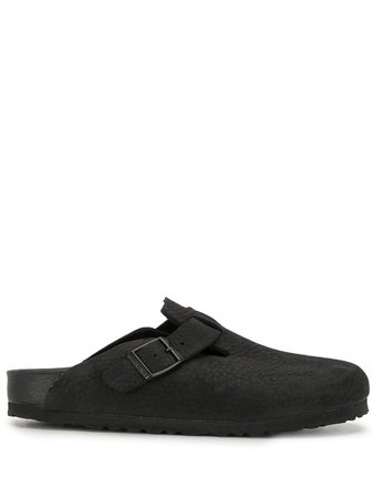 Birkenstock Boston slip-on clog shoes black 1014421 - Farfetch