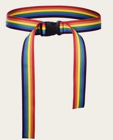 rainbow belt Shein accessories