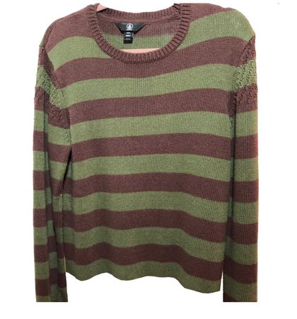 volcom striped sweater