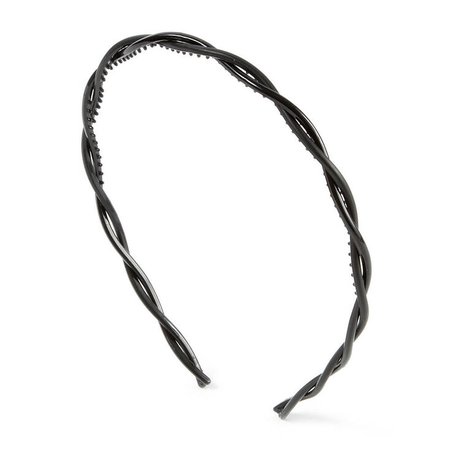 Twisted Headband - Black | Claire's US