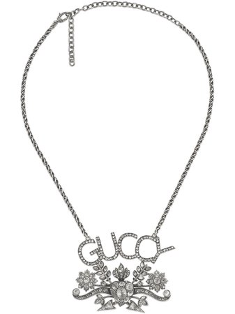 Gucci Guccy crystal pendant necklace $1,150 - Buy SS19 Online - Fast Global Delivery, Price