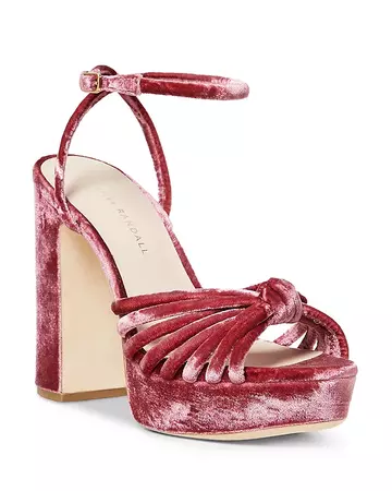 Loeffler Randall pink Platform Heels Sandals