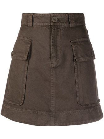 See by Chloé high-waisted denim mini skirt