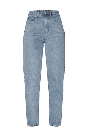 prettylittlething blue jeans