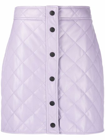 Shop MSGM quilted mini skirt with Express Delivery - FARFETCH