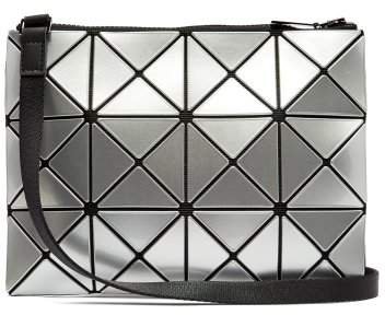 Lucent Pvc Cross Body Pouch - Womens - Silver