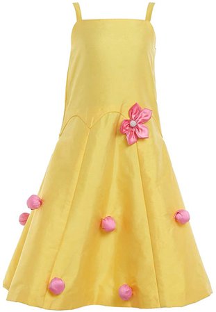 Amazon.com: Sugar Candy Yellow Lily Dress: Clothing