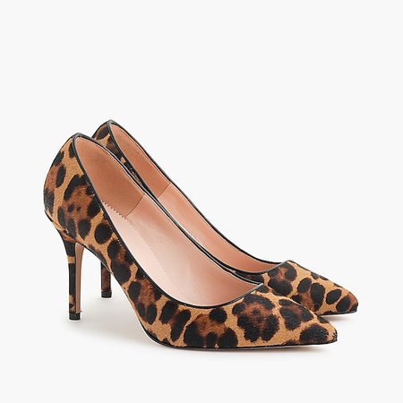 Elsie pumps in leopard calf hair - Women's Footwear | J.Crew