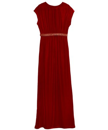 ETOILE CORAL Red Velvet Delia Maxi Dress < ΕΚΠΤΩΣΕΙΣ | aesthet.com