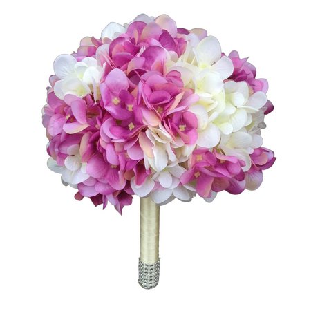 Hydrangea Bouquet for Bridesmaid Light Purple and Cream Hydrangea Fake Flower Bouquet, Bridemaids Bouquet DJ-41
