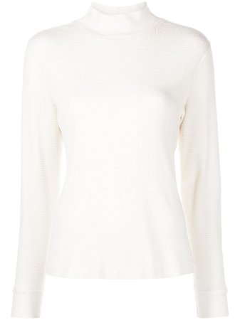 RE/DONE thermal mock neck top - FARFETCH