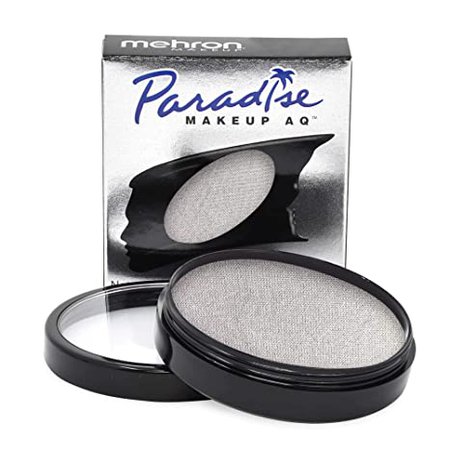 Amazon.com : Mehron Makeup Paradise Makeup AQ Face & Body Paint (1.4 oz) (Metallic Silver) : Beauty & Personal Care
