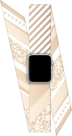 Champagne Blossom 38mm/40mm Apple Watch(R) Scarf Watch Band