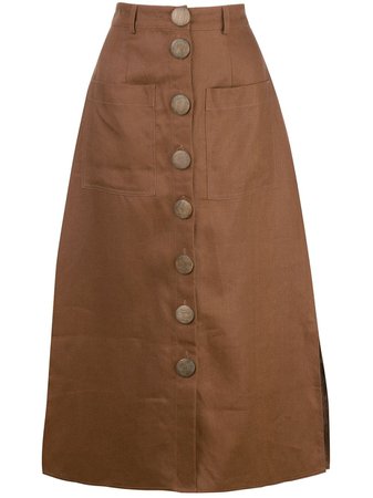 Nicholas Stitched Panel Skirt