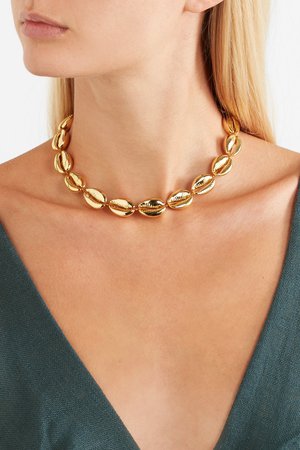 Tohum | Large Puka gold-plated necklace | NET-A-PORTER.COM