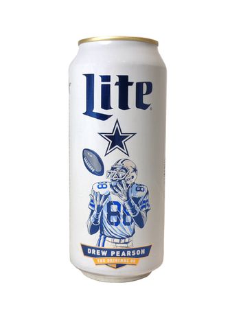 Dallas Cowboys Drew Pearson Collector can - Soda Emporium
