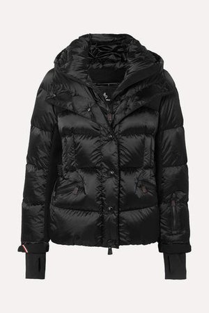 Antabia Quilted Down Shell Jacket - Black