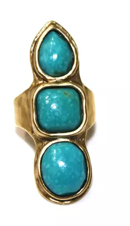 Goossens Paris Turquoise Ring For Sale at 1stDibs | goossens ring, goossens paris jewellery, goossens paris ring