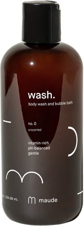Maude Wash No. 0 Unscented Body Wash & Bubble Bath