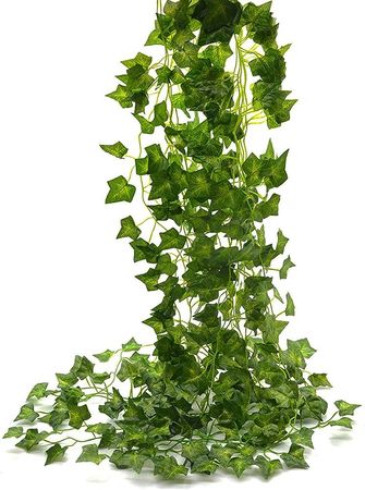 Amazon.com: Beebel Ivy Garland 85Ft 12 Strands Artificial Fake Ivy Leaves Greenery Leaves Hanging Vines Plant Leaves Garland Home Garden Poison Ivy Costume : Home & Kitchen