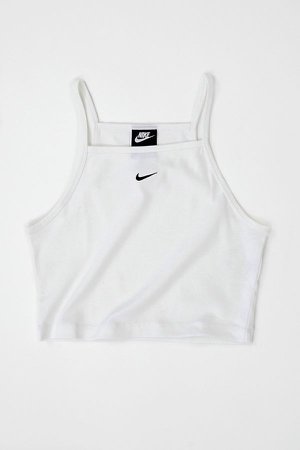 Nike Essential Swoosh Cropped Tank Top | Urban Outfitters
